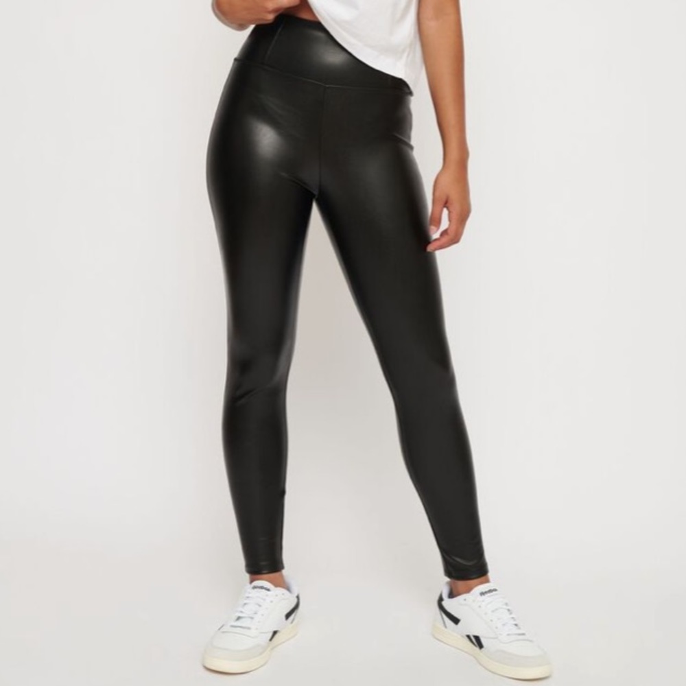 Dynamite Naomi Faux Leather Leggings Long NWT